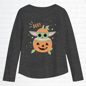 NWT  Star Wars The Child PumpkinTee (Girl's Size 6)